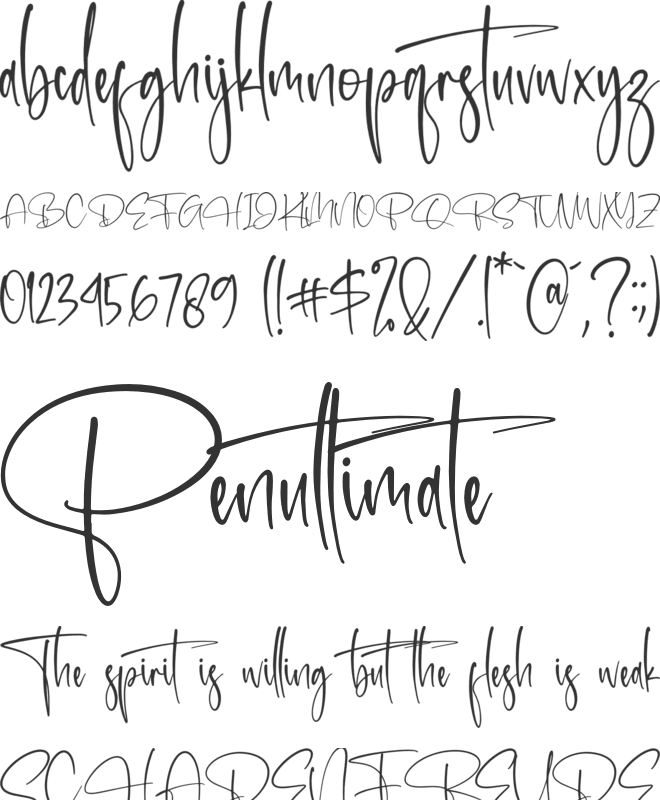 Retonderita font preview