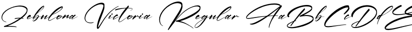 Zebulona Victoria Regular font