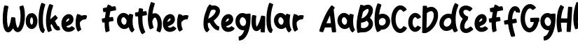 Wolker Father Regular font