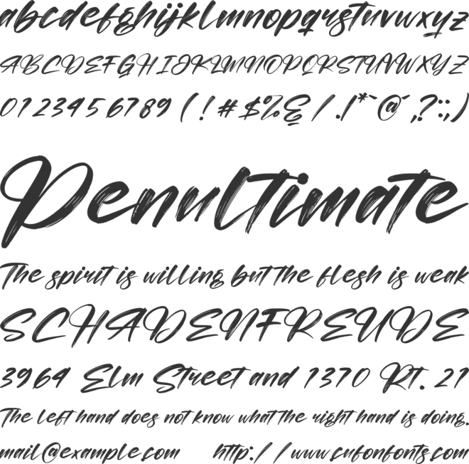 Roughton Bogatha font preview