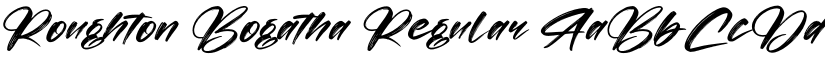 Roughton Bogatha Regular font