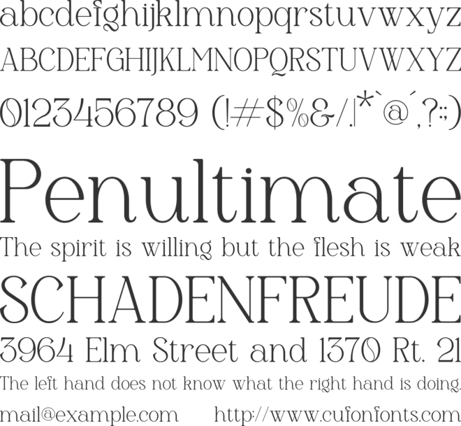 Gerlick font preview