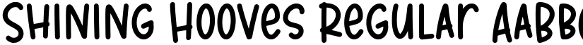 Shining Hooves Regular font