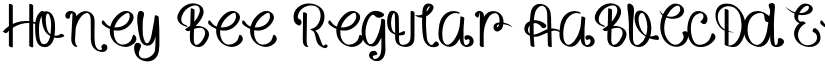 Honey Bee Regular font