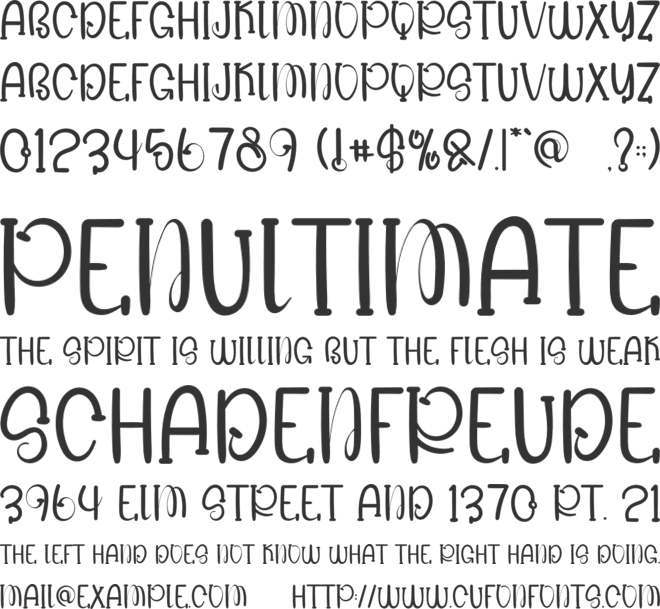 Smart Children font preview