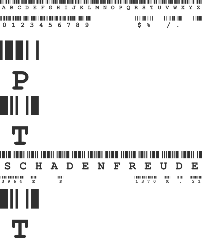 CIA Code 39 font preview