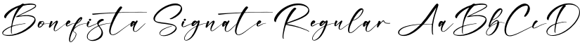 Bonefista Signate Regular font