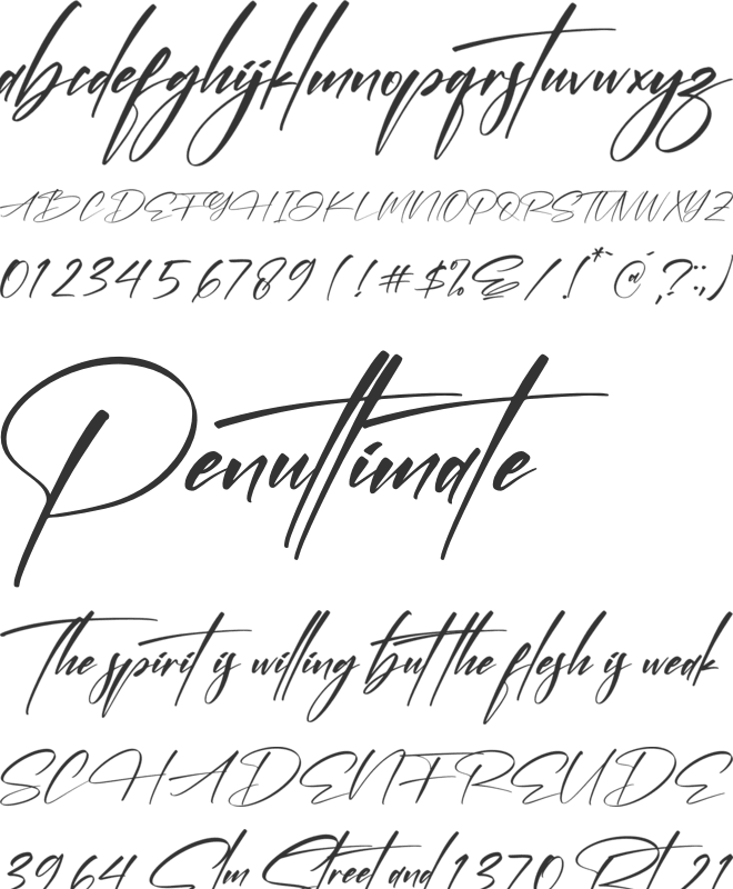 Manthilde Konttera font preview