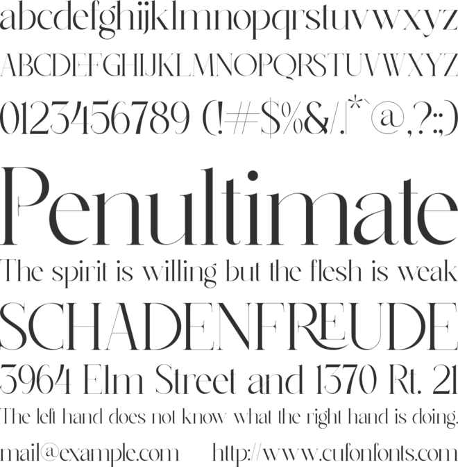 Ramisland font preview