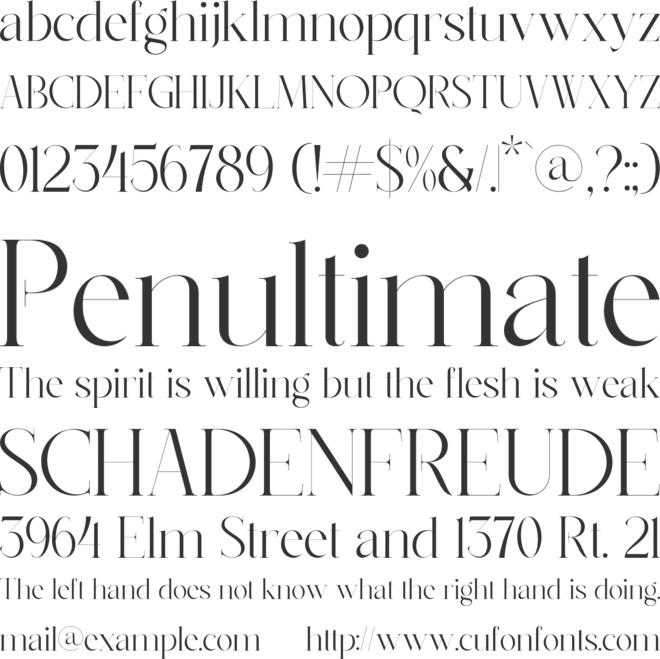 Ramisland font preview