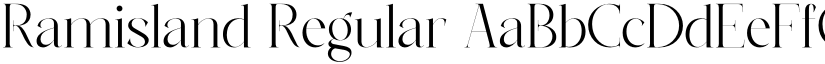 Ramisland Regular font