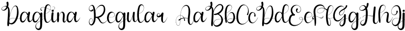Dagtina Regular font