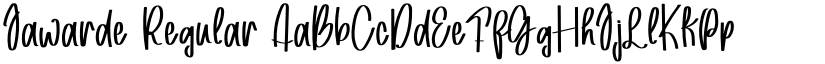 Jawarde Regular font
