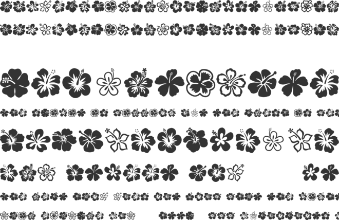 Hibiscus font preview