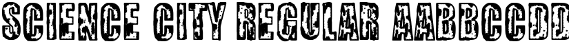 Science City Regular font