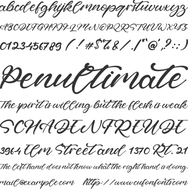 Anna Jones font preview