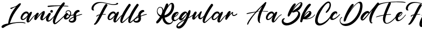 Lanitos Falls Regular font