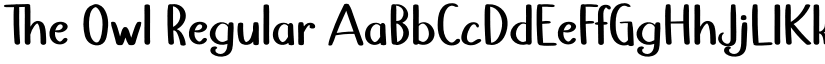 The Owl Regular font