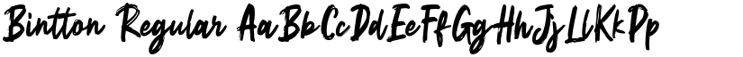 Bintton font download