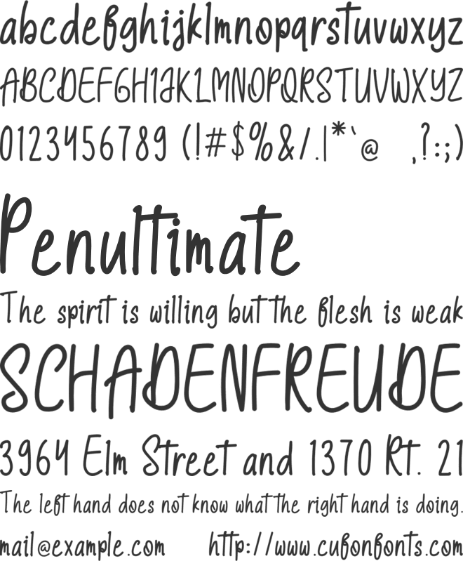 AshfordKeystone font preview