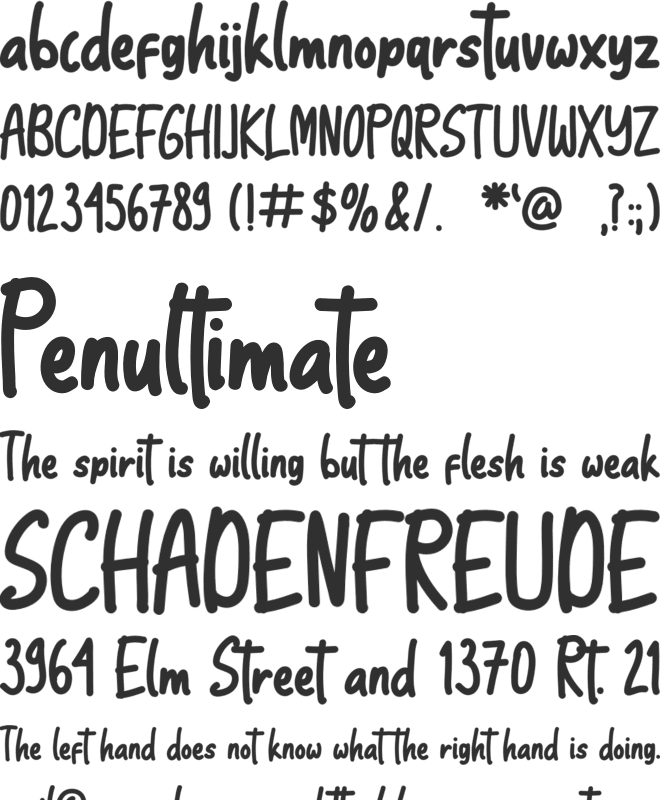 Basileyca font preview