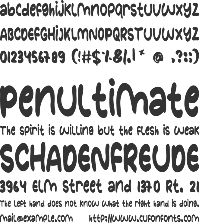 With Someone font preview