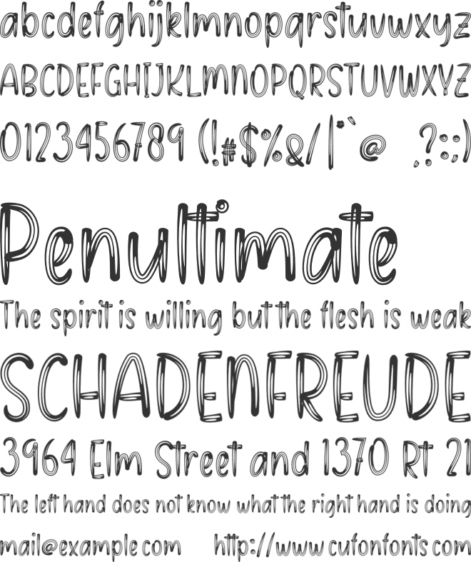 Winter Smile font preview