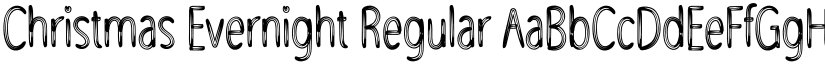 Christmas Evernight Regular font