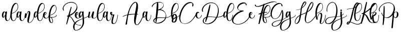 alandef font download