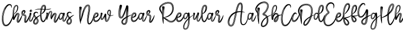 Christmas New Year Regular font