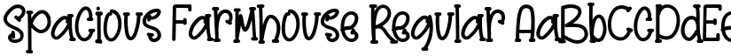 Spacious Farmhouse Regular font