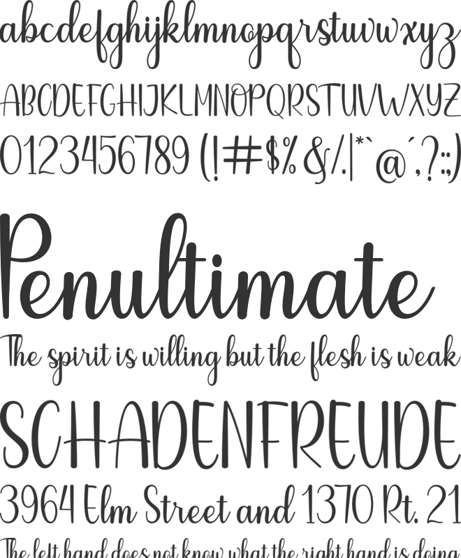 Disforia Inersia font preview