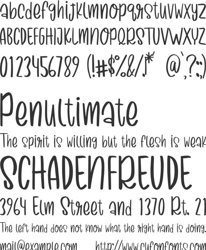 Black Romance font preview