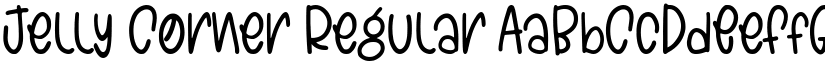 Jelly Corner Regular font