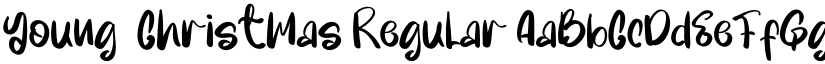 Young  Christmas Regular font