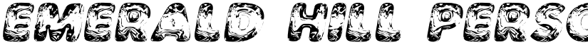EMERALD HILL PERSONAL USE Bold Italic font