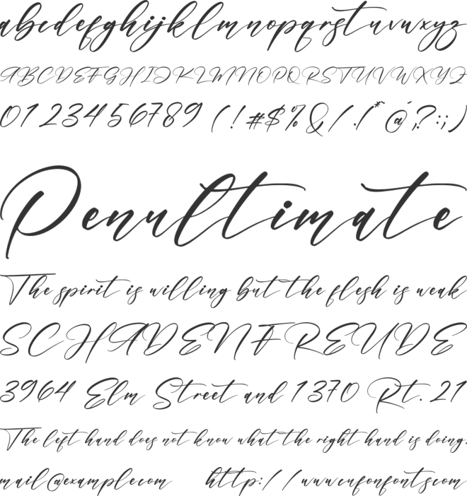 Hardiness Fonte font preview