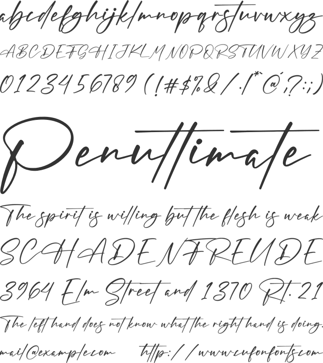 Kahistto font preview