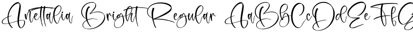 Anettalia Bright Regular font