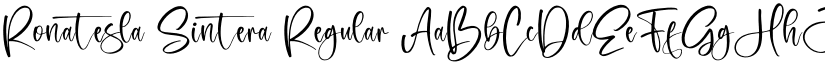 Ronatesla Sintera font download