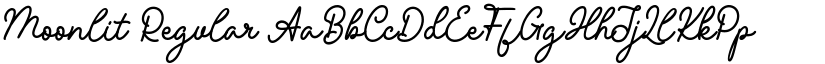 Moonlit Regular font