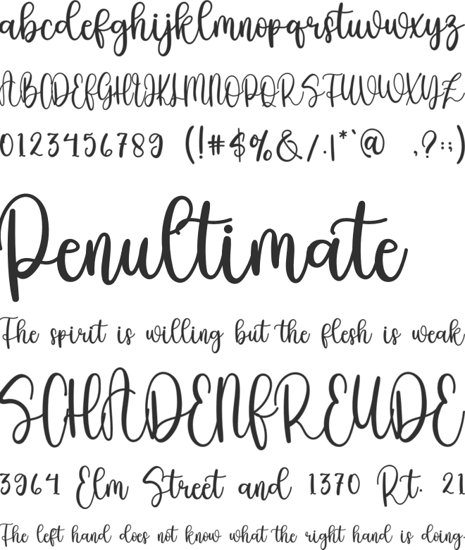 Candy Christmas font preview