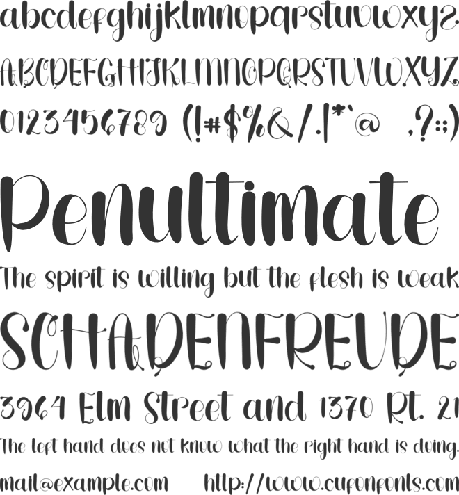 Halloween Peak Night font preview