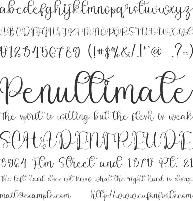 Crewsmile font preview