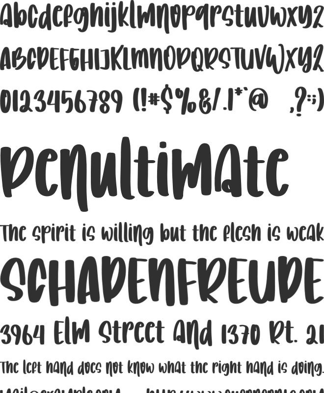 Candy Mints font preview