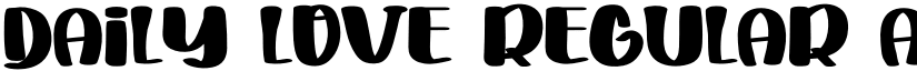 Daily Love Regular font
