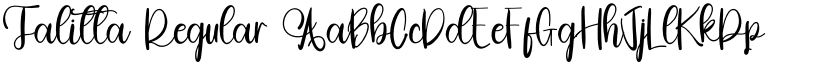 Talitta Regular font