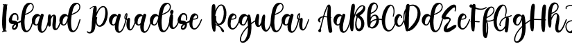 Island Paradise Regular font