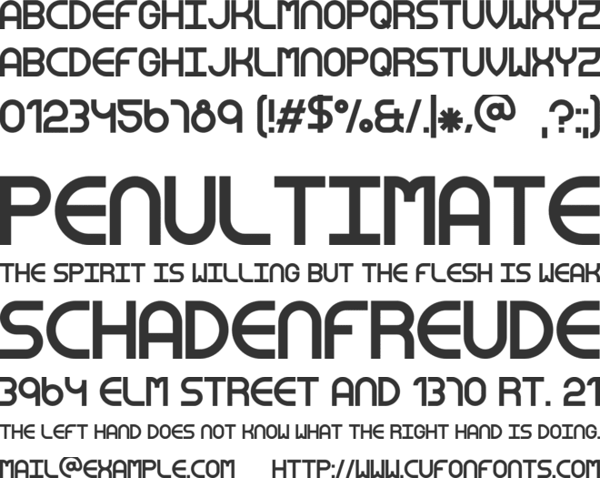 Veritas Sans font preview