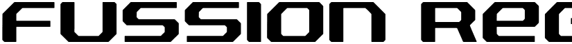 Fussion Regular font